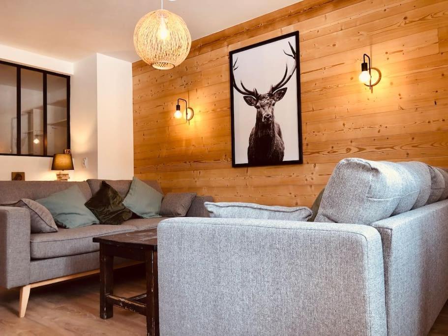 Appartement T4 8 Couchages Spacieux Et Cosy Au Pied Des Pistes Génos Kültér fotó
